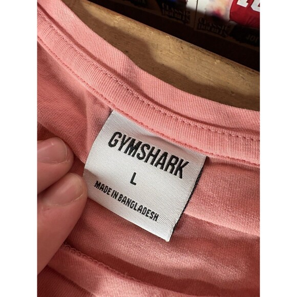 Gymshark Men's Essential Oversized T-Shirt Terracotta Pink Size: Medium Gym - Picture 3 of 6